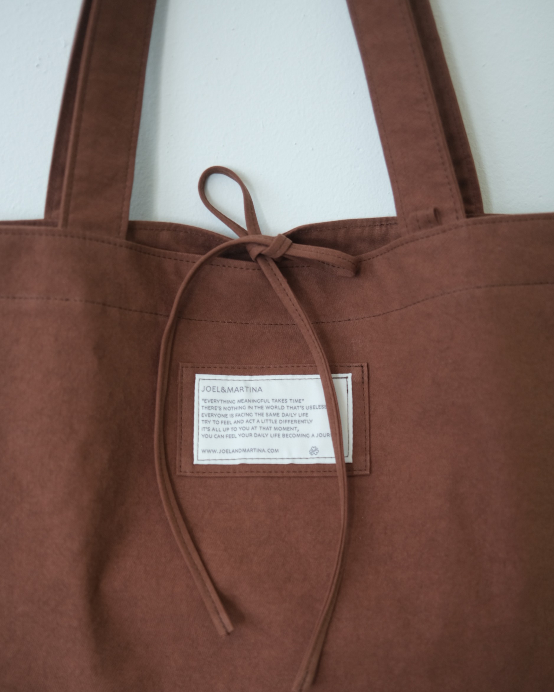 ribbon bag - gray