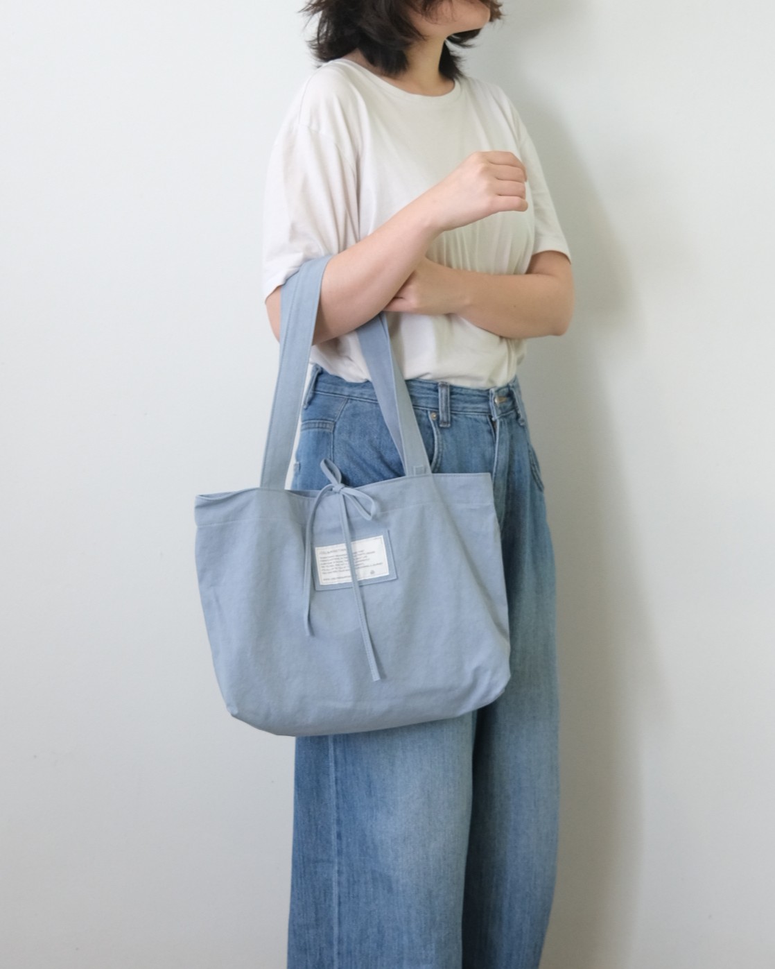 ribbon bag - gray