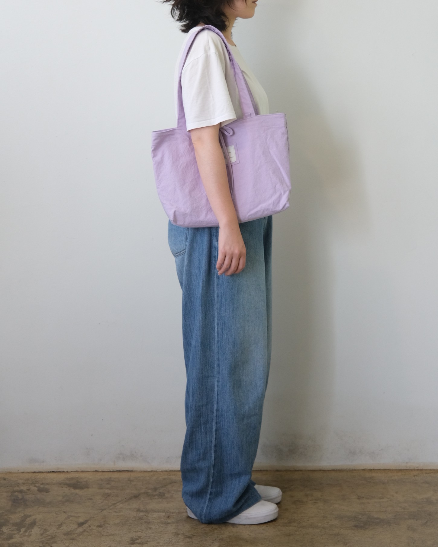 ribbon bag - gray