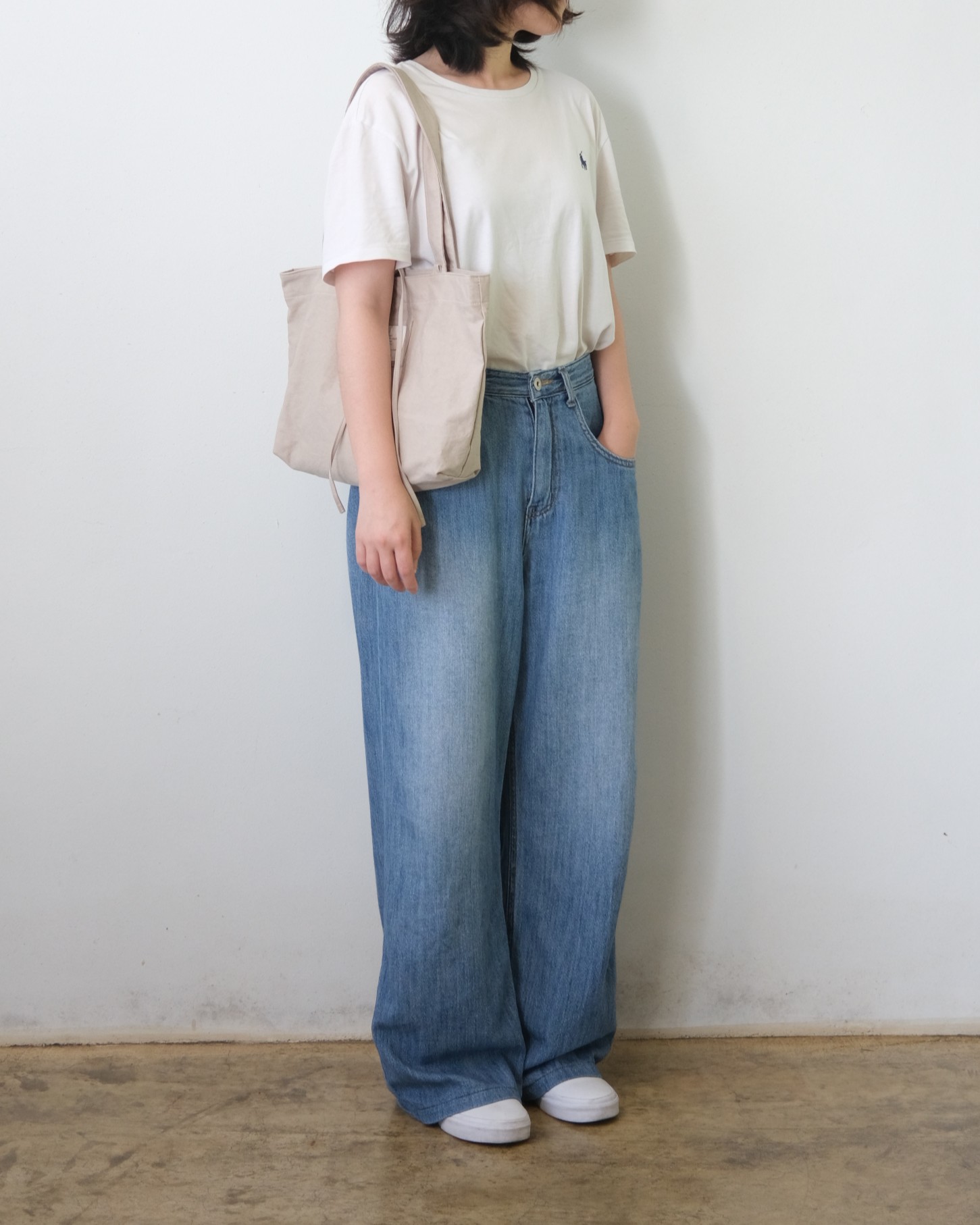 ribbon bag - gray