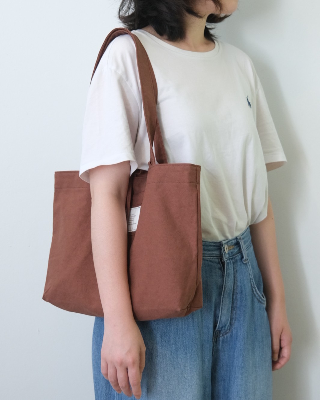 ribbon bag - gray