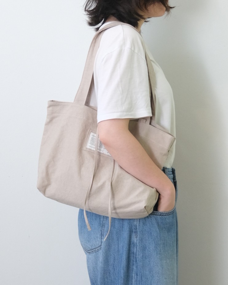ribbon bag - gray