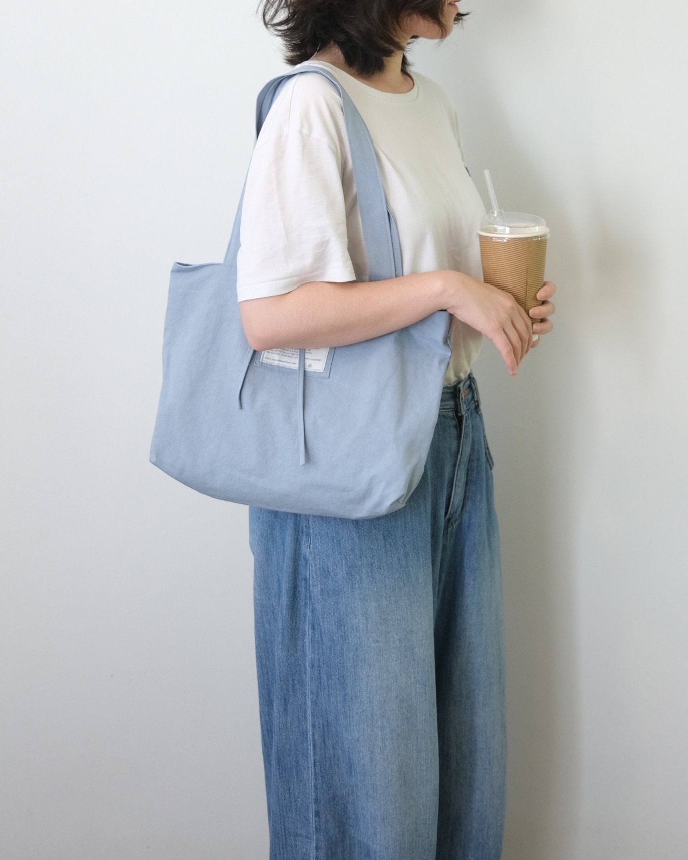ribbon bag - gray