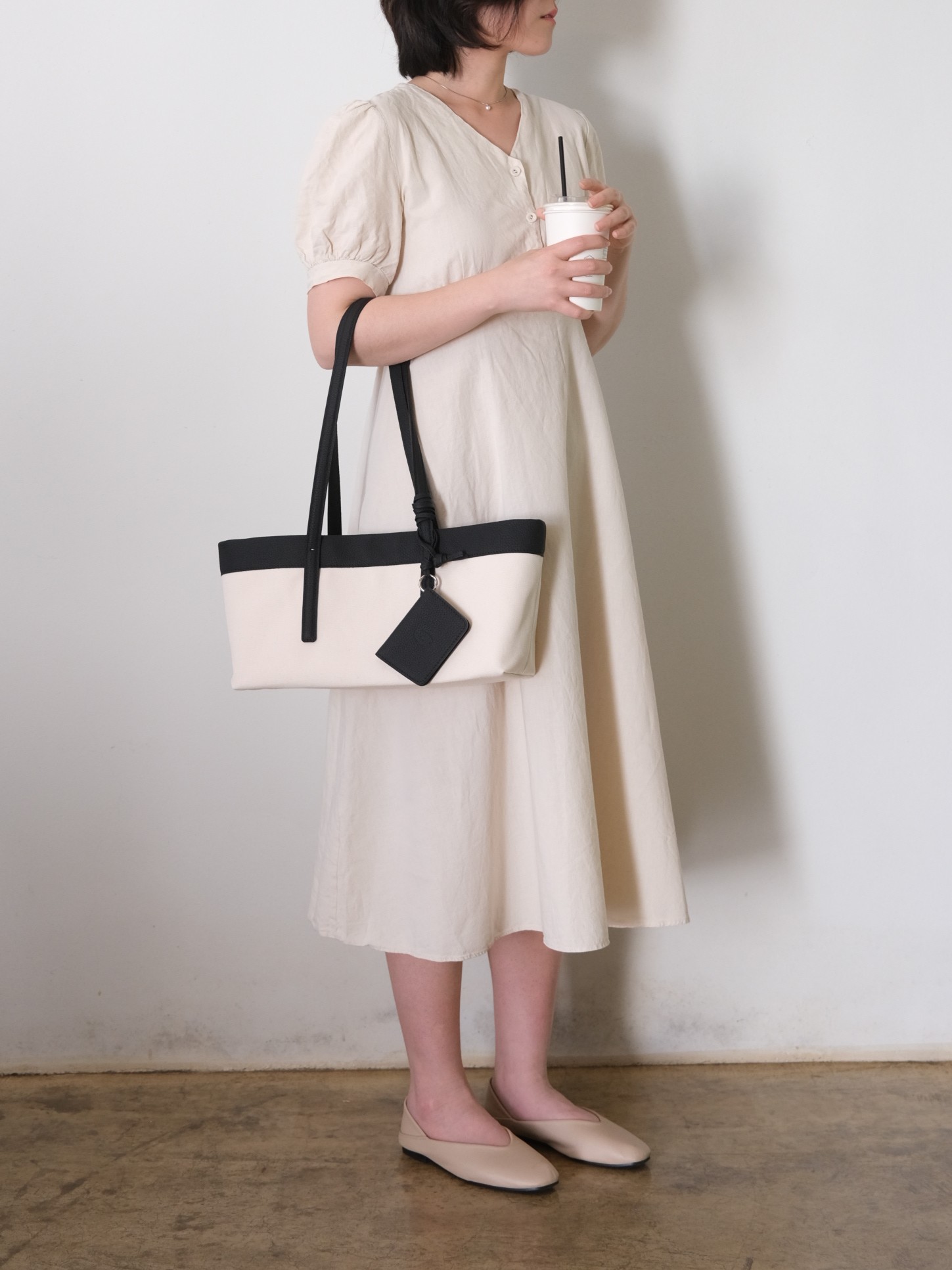 plain bag - black
