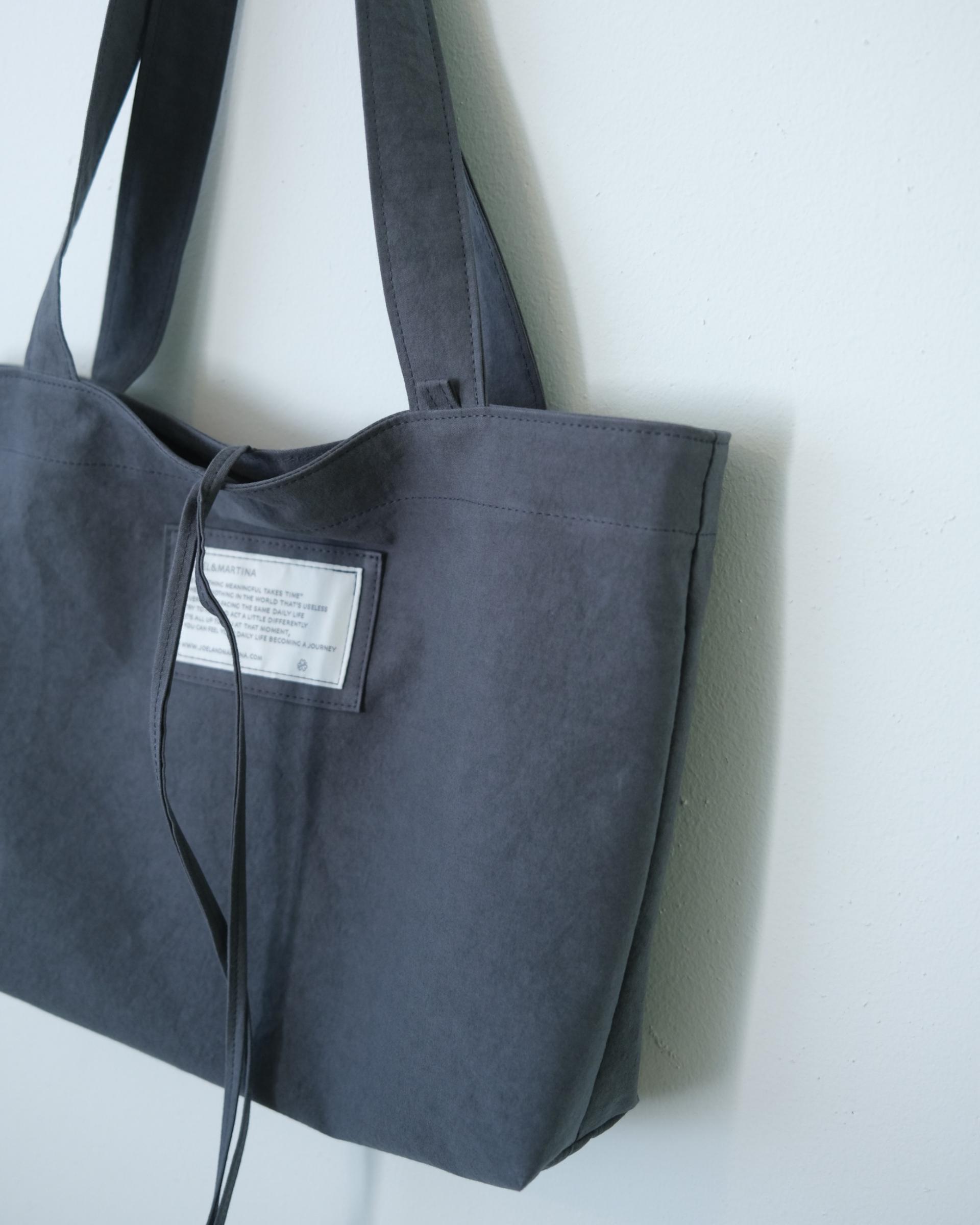 ribbon bag - gray