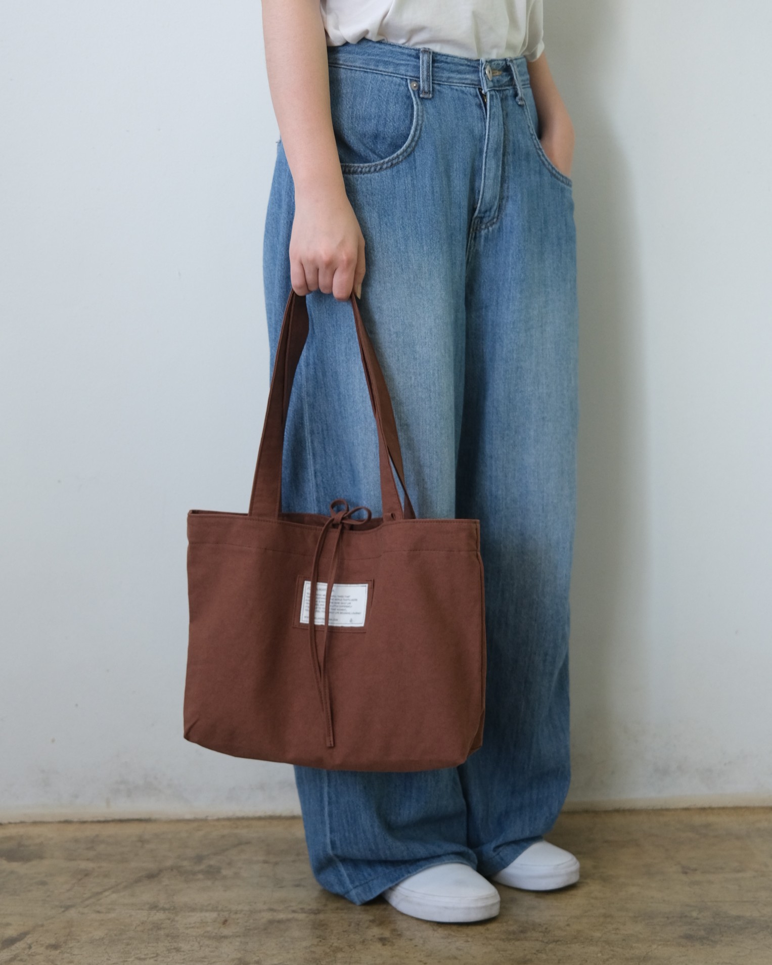 ribbon bag - gray