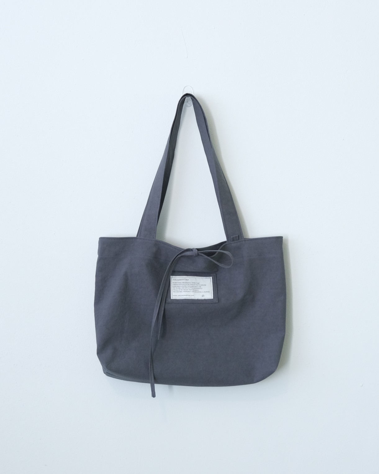 ribbon bag - gray