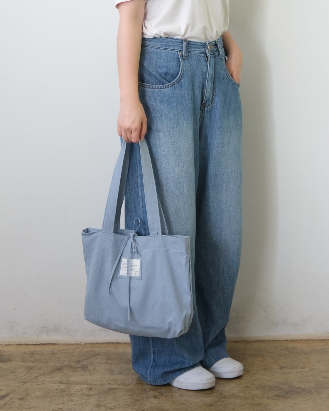 ribbon bag - gray