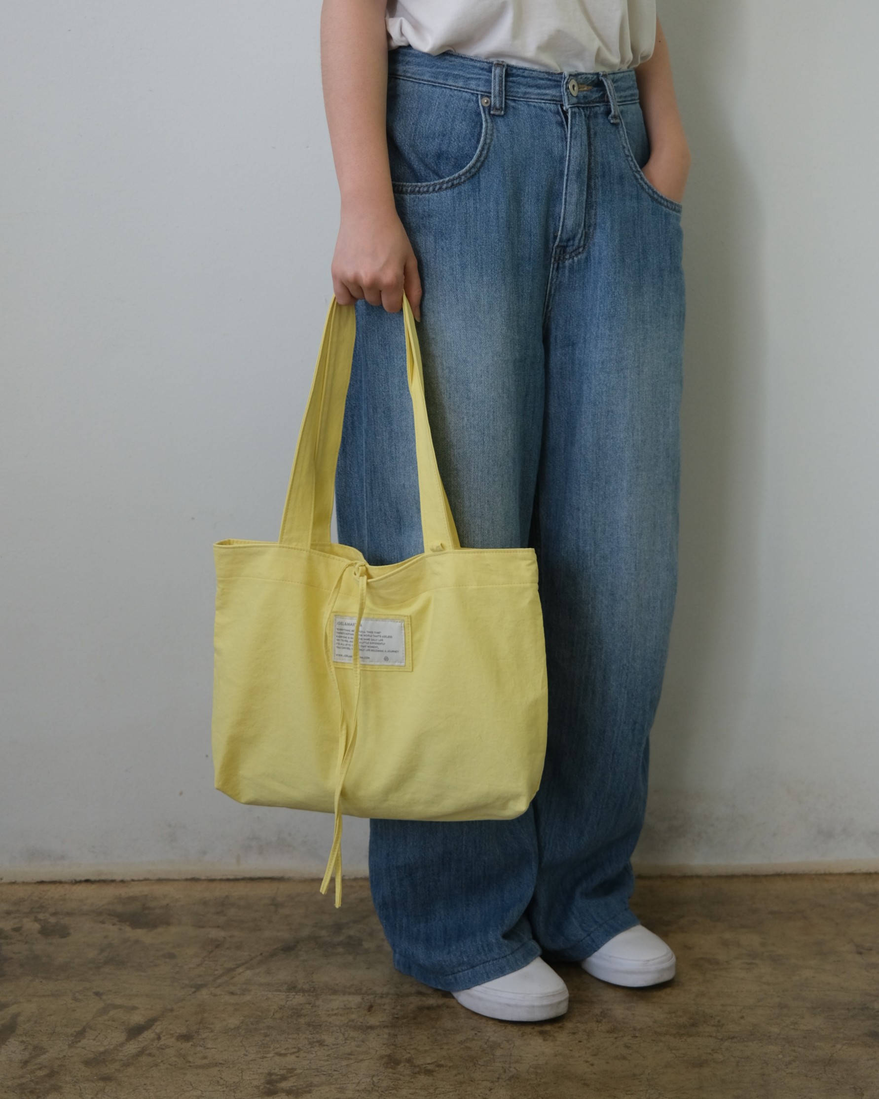 ribbon bag - gray