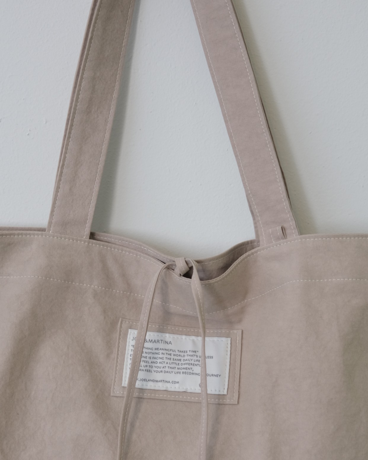 ribbon bag - gray