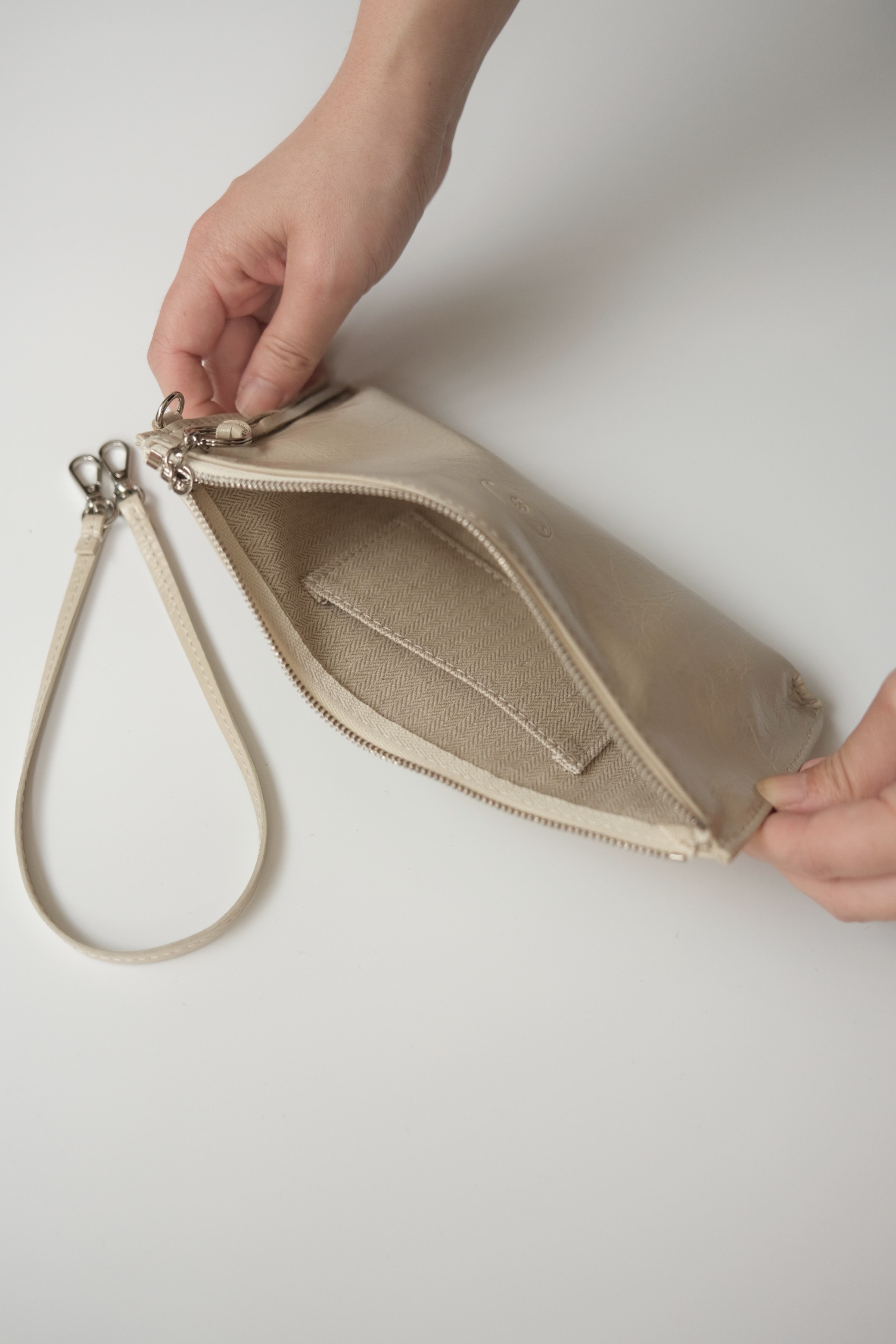 pick bag - cream beige