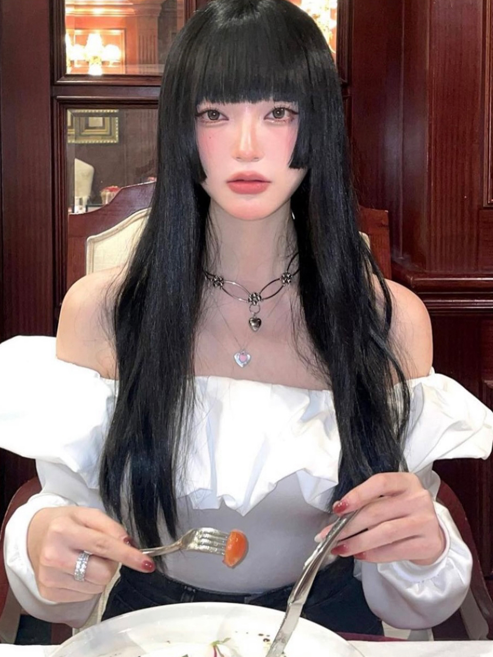  [dazzlingclub] HEART BRAID CHOCKER (에스파 닝닝 님 착용) - dazzlingclub | 리켓