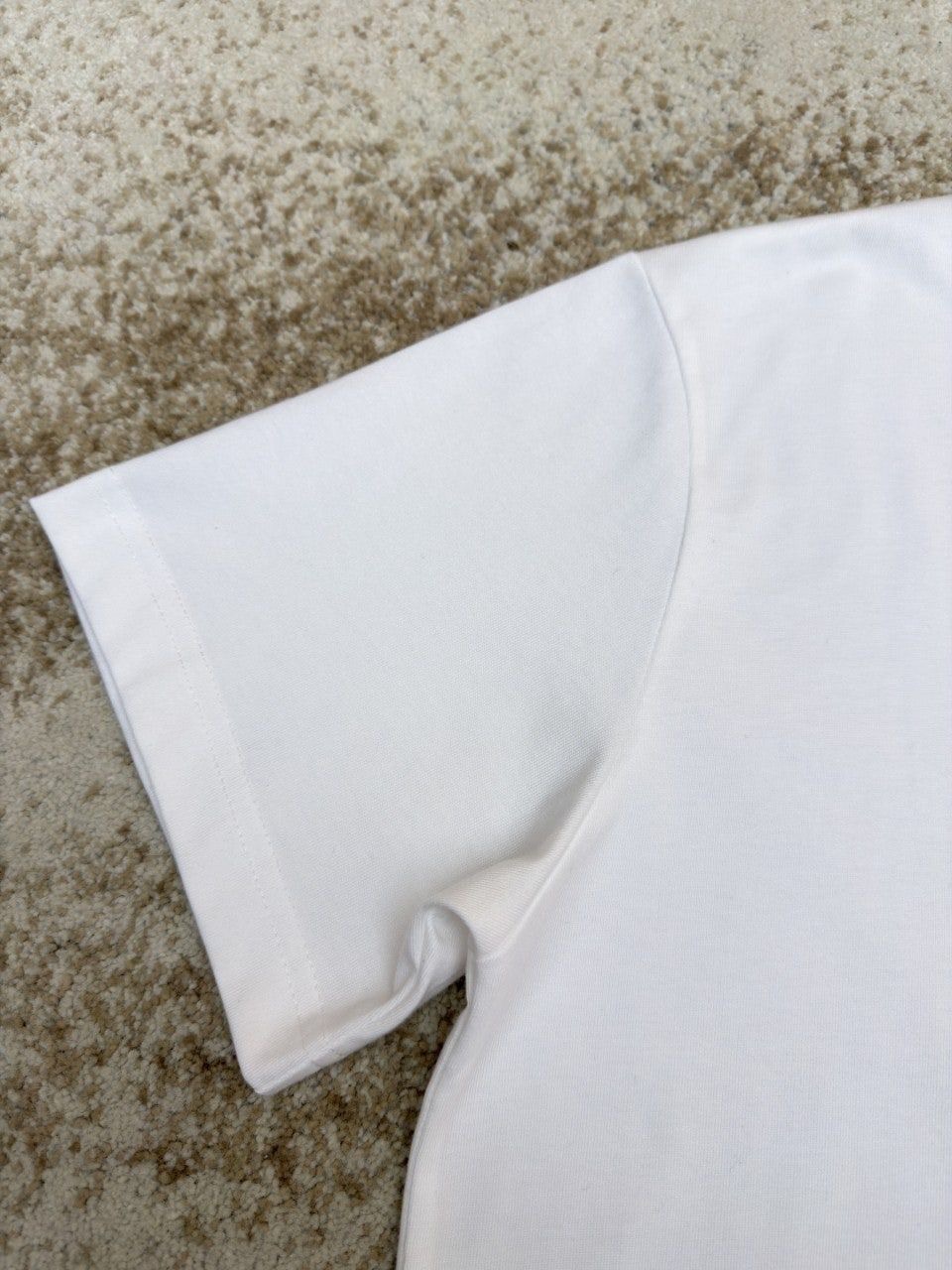 루이비X F03 벨벳 자카드 쇼트 슬리브드 반팔티셔츠