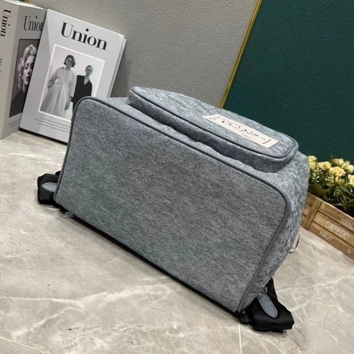 루이비X 몽수리 백팩 데님