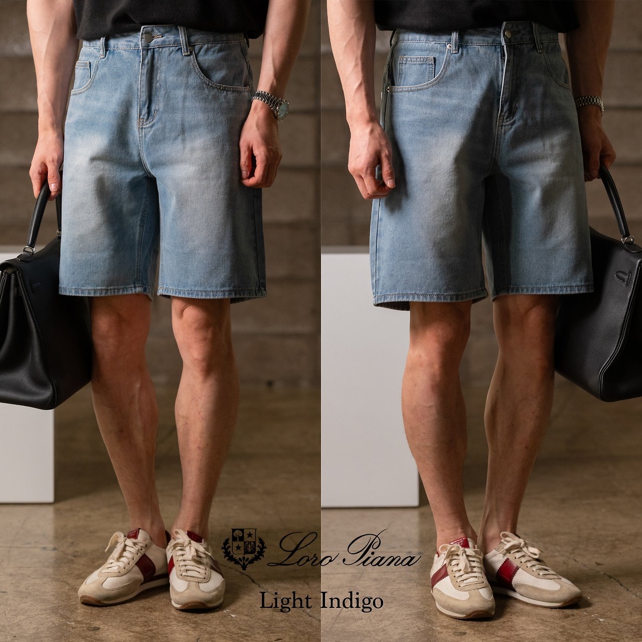 로로피아나 갯브러쉬 청반바지