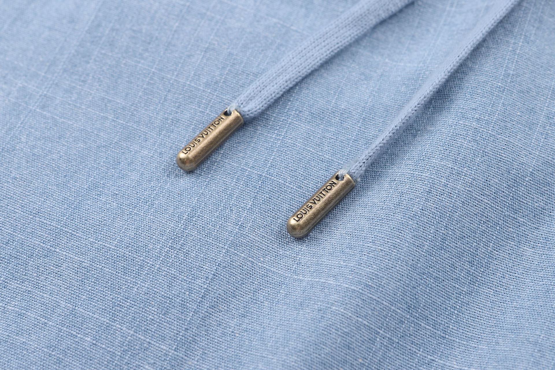 루이비X 607161 시그니처 자수 샴브레이 쇼츠