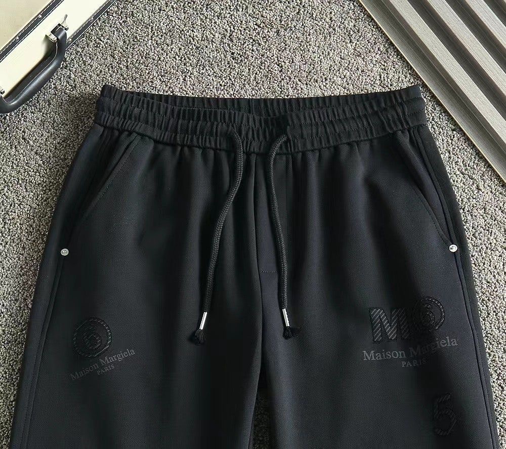 먀르지엘라 신상 레터링로고 밴딩팬츠