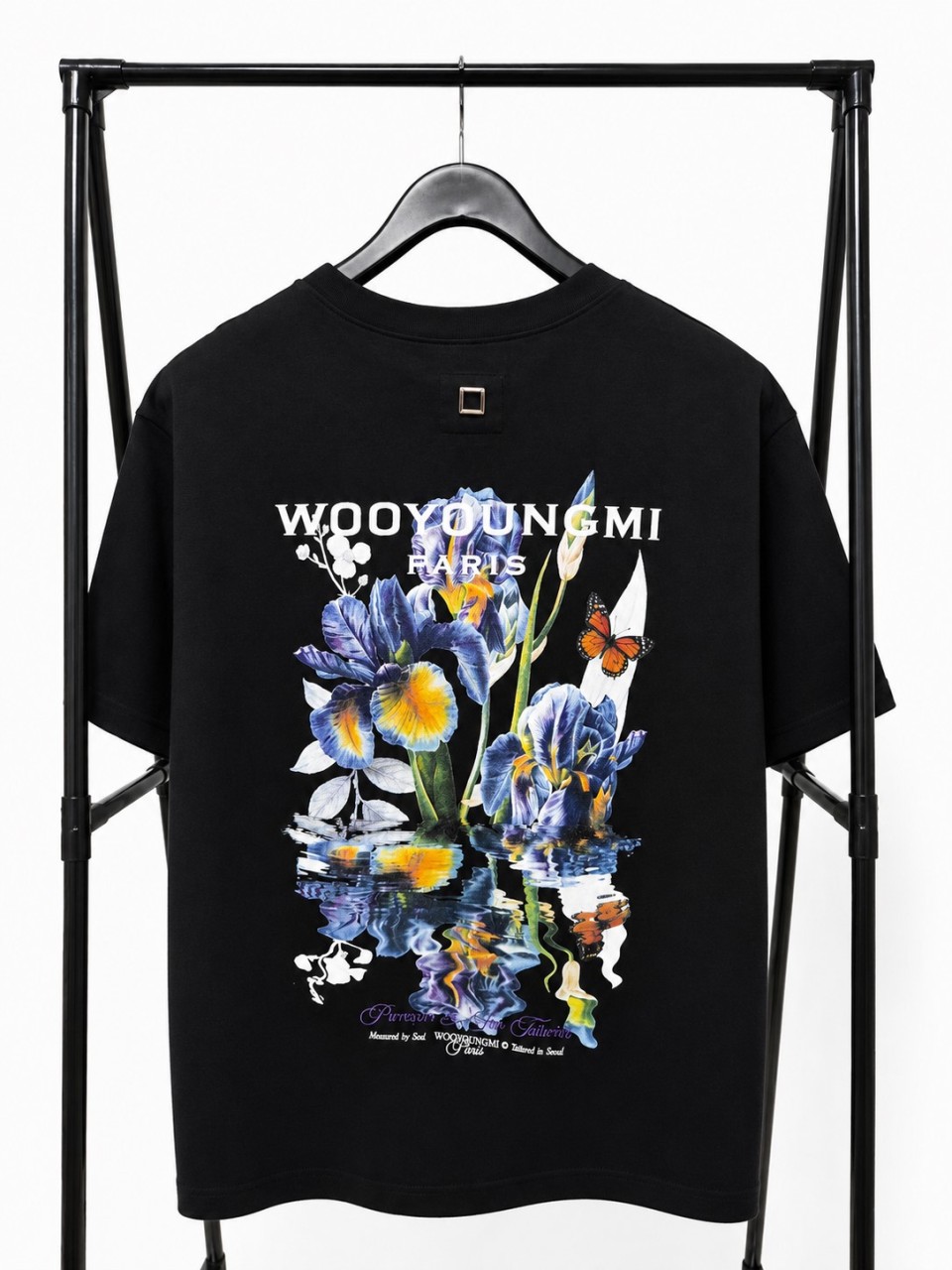우영X 나비플라워 반팔 티셔츠
