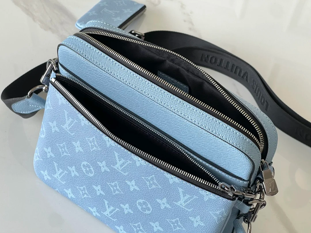 LV M14069 코팅 캔버스 남성용 메신저 백 - 상세 이미지 8개