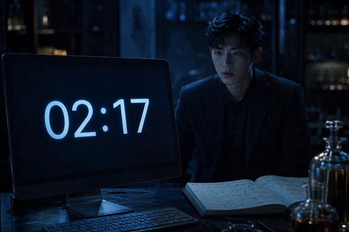 제목: 새벽 두 시 십칠 분의 접근 기록 - 설명: 새벽 두 시 십칠 분의 접근 기록