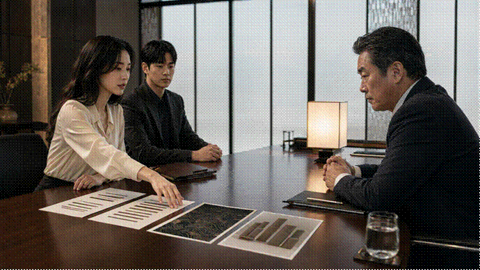 제목: 중재 테이블에 놓인 세 가지 질문 - 설명: 중재 테이블에 놓인 세 가지 질문