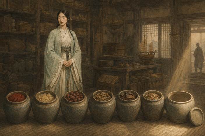 일곱 향과 비어 있는 일곱 번째.