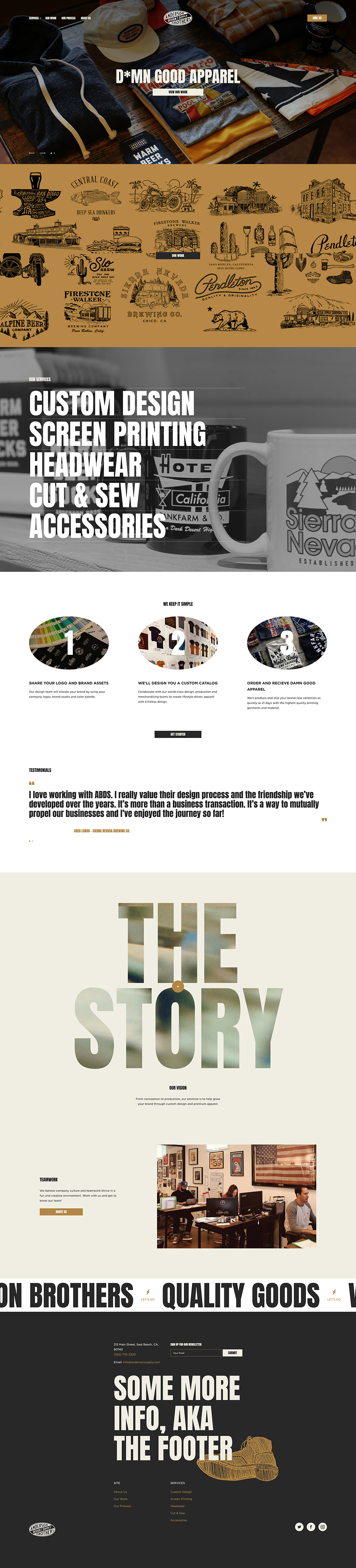 Anderson Brothers : 디자인 갤러리