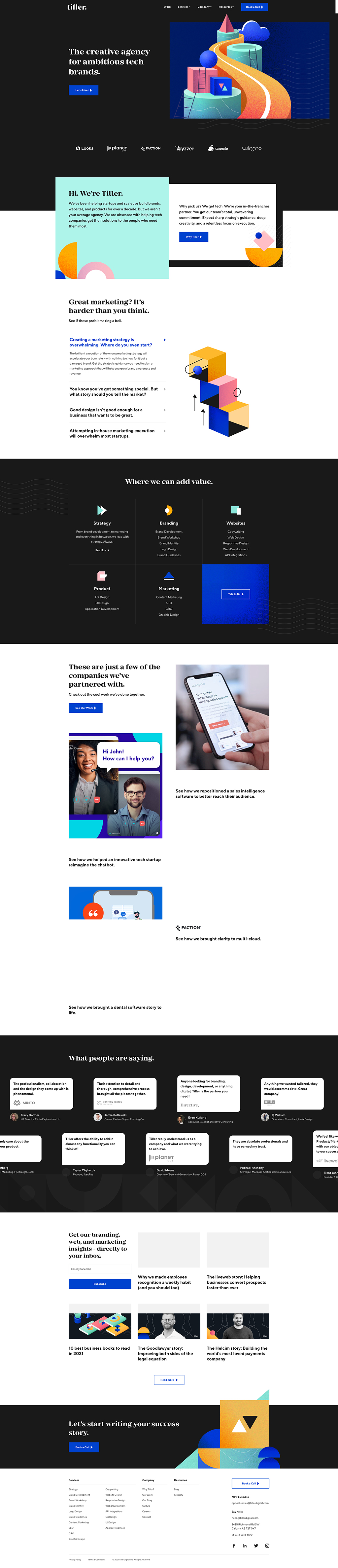 Tiller Digital 디자인 갤러리
