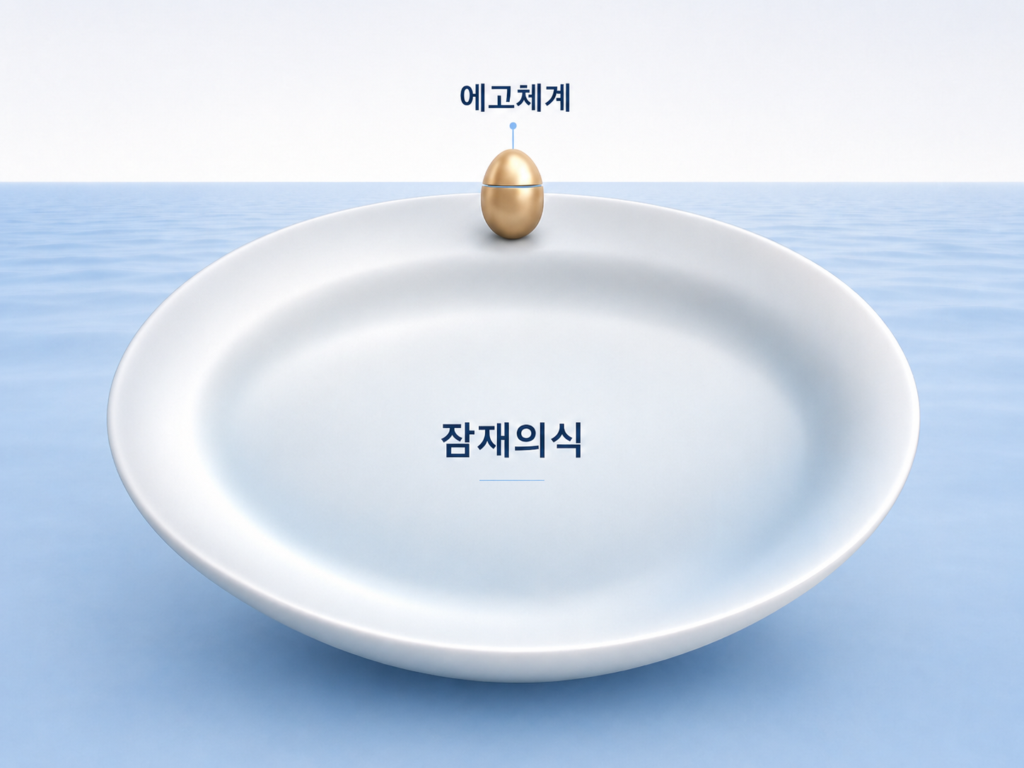 ICS 통합 마인드 모델 - 현재의식, 무의식, 잠재의식의 세 층위 구조도