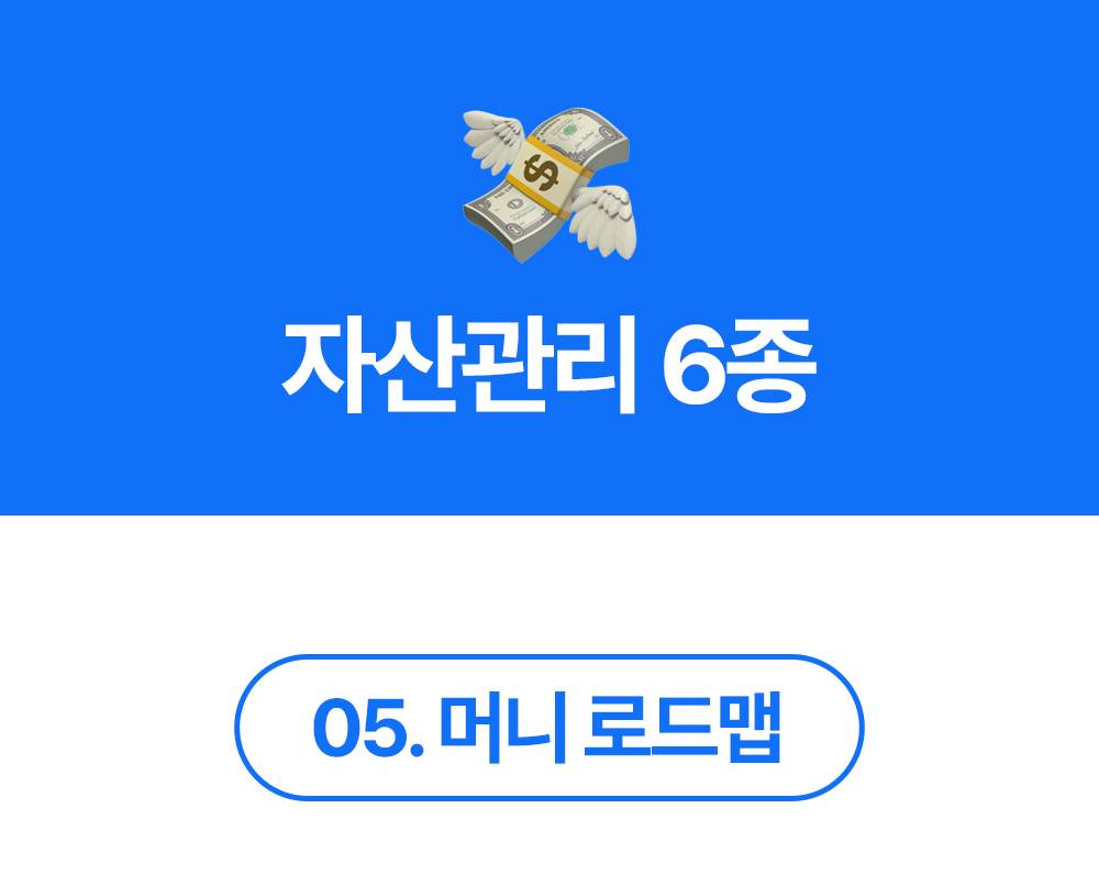 돈플래너 자산관리 6종 중 머니 로드맵 소개