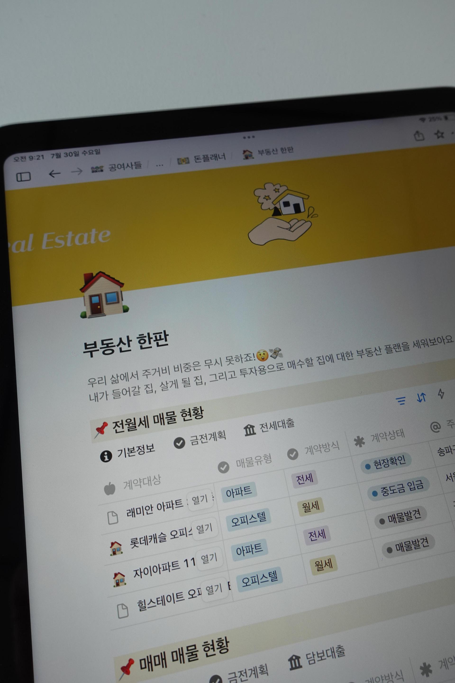 편한가계부 vs 노션 가계부 비교