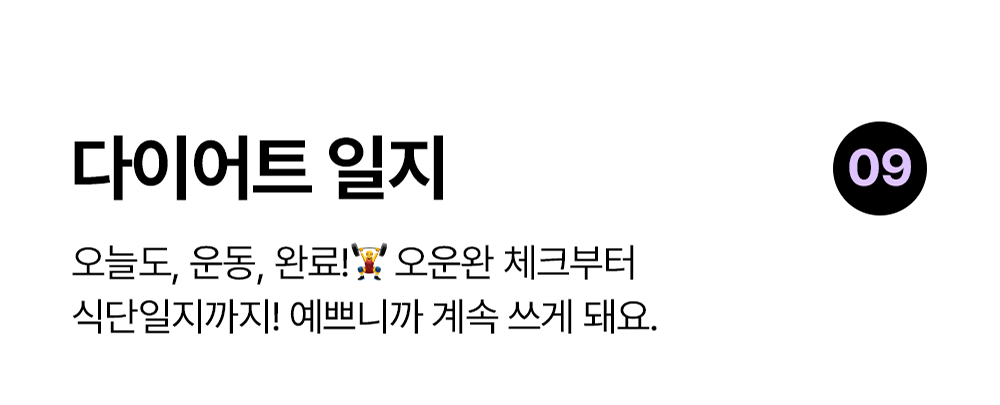 다이어트 일지 노션 템플릿: 운동, 식단, 체크 기록을 관리하는 템플릿