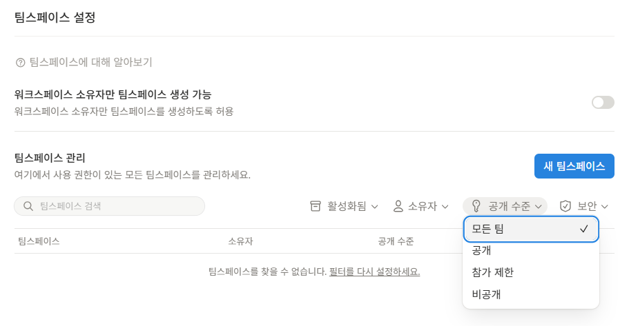 노션 팀스페이스란?