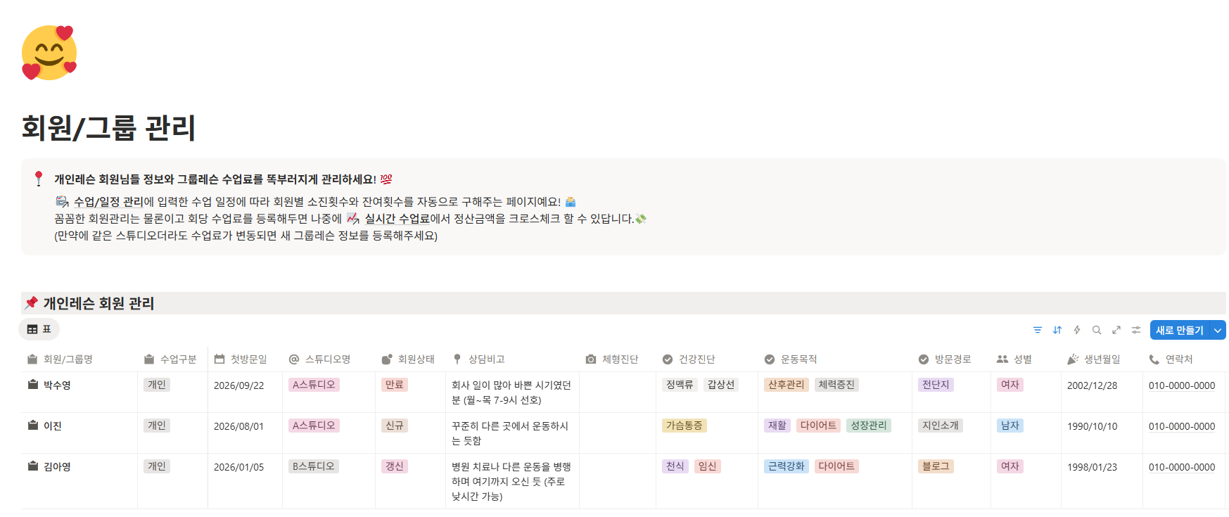 수익 구조와 회원 관리 시스템