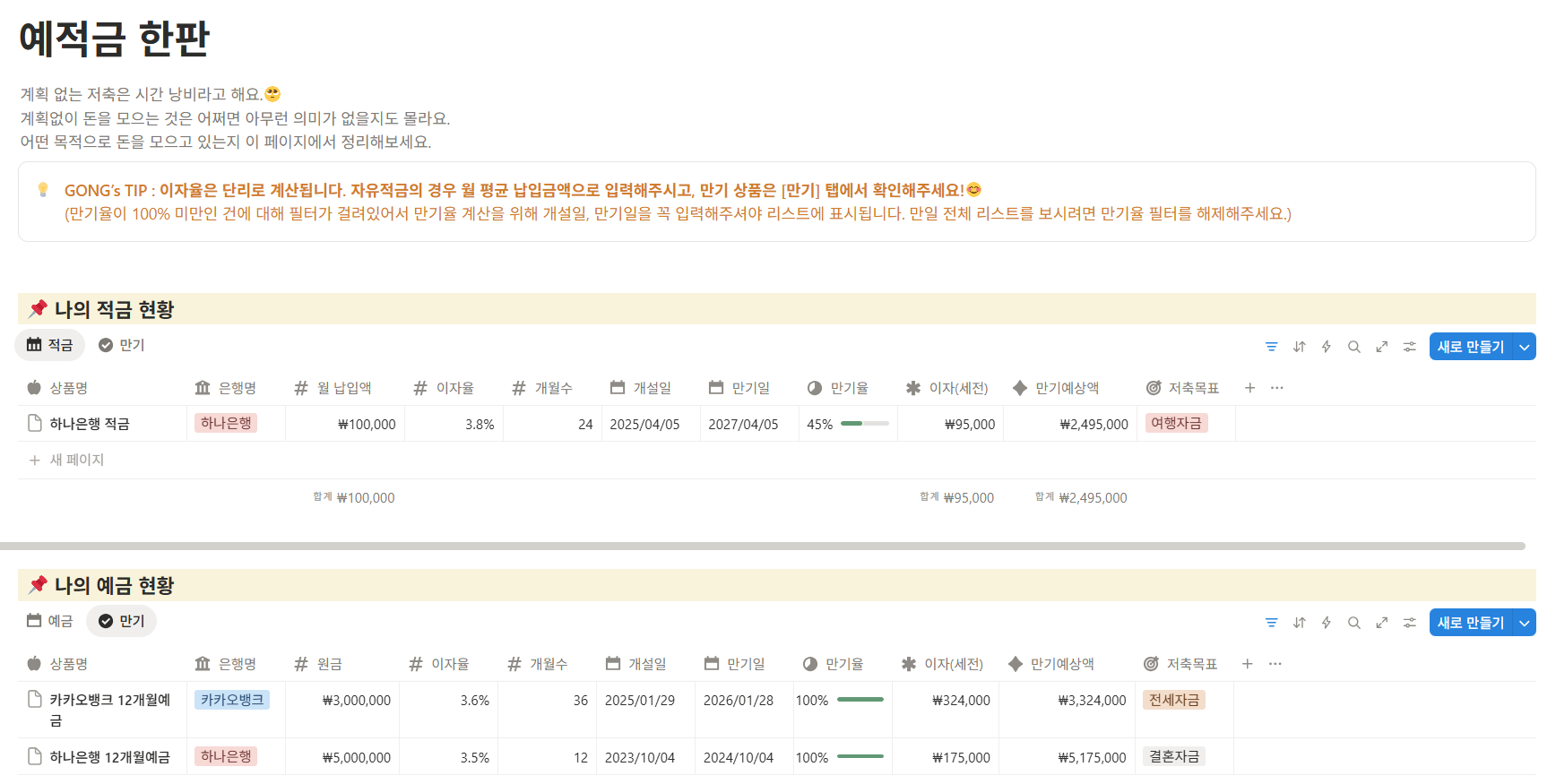 가계부 어플의 한계, 노션 가계부로 보완할 수 있어요