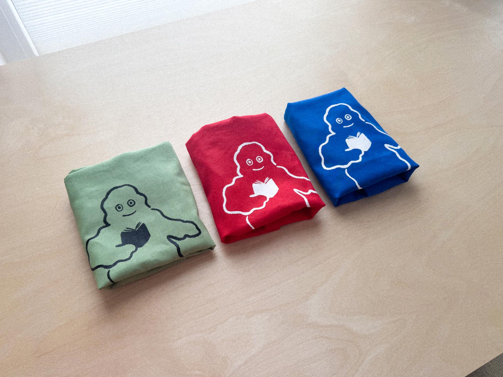 Ghost Books Tote Bag (Red/Blue)