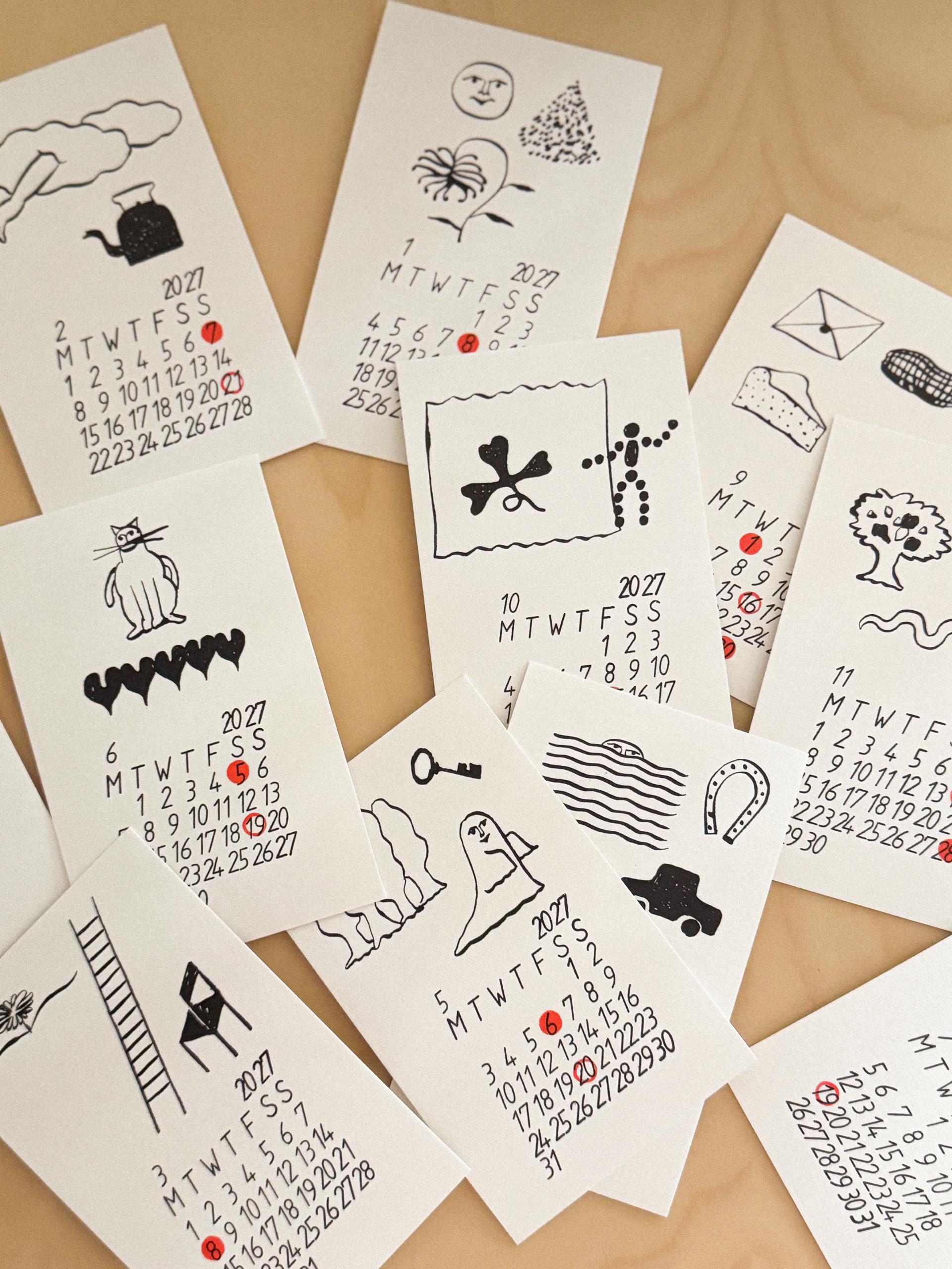 [palmehuset] Monthly Calendar 2027