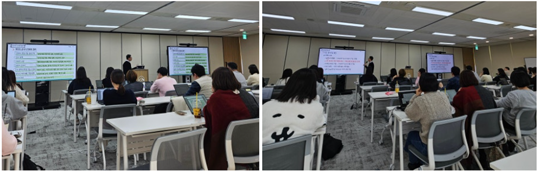 에이블런의 노코드 교육을 받는 AIA 생명보험 임직원들