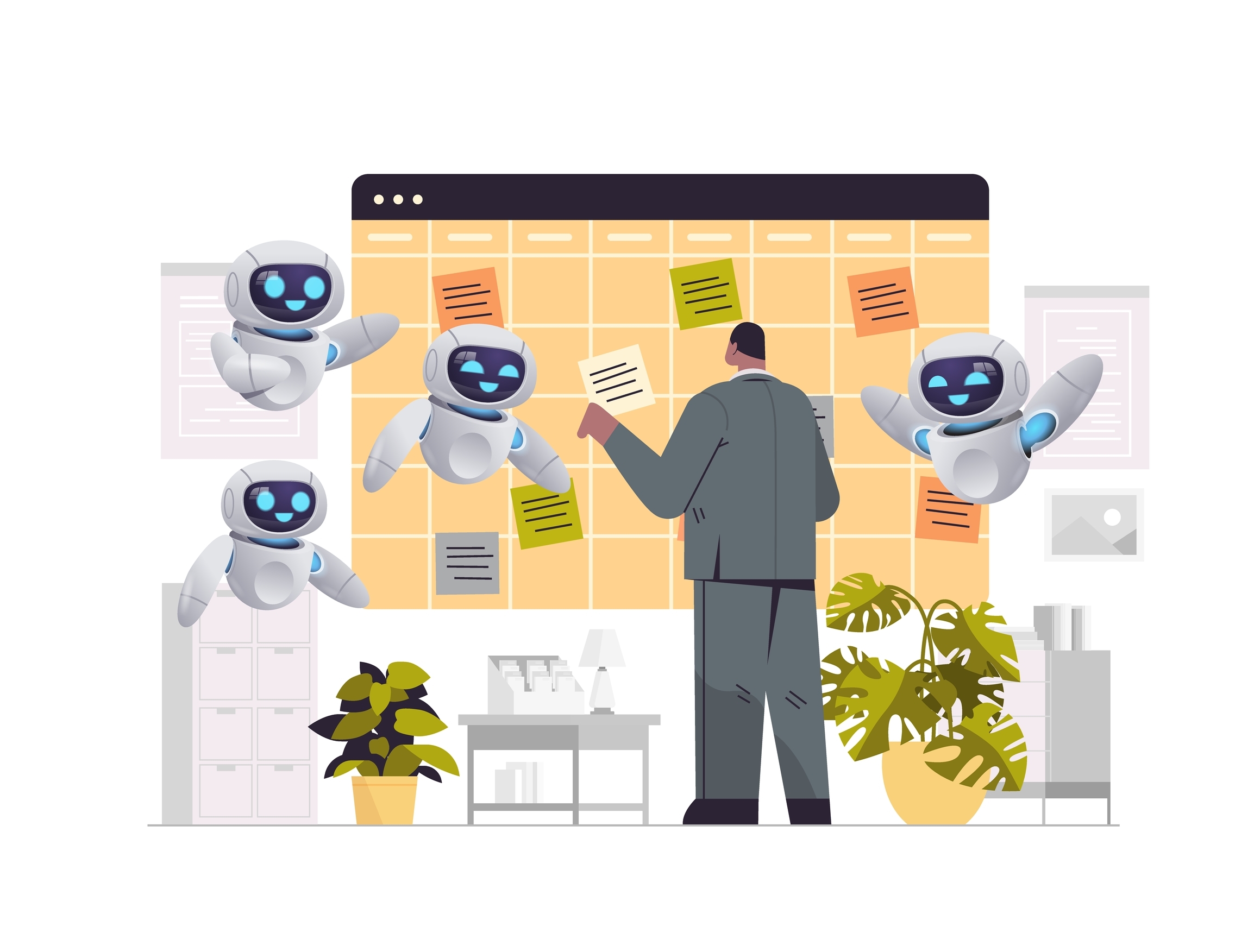 기업의 AI 전환(AX) 관련 이미지
