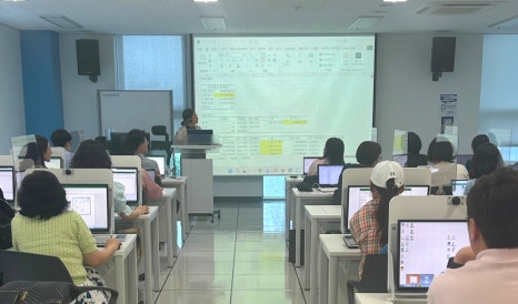 에이블런 교육 현장 사진