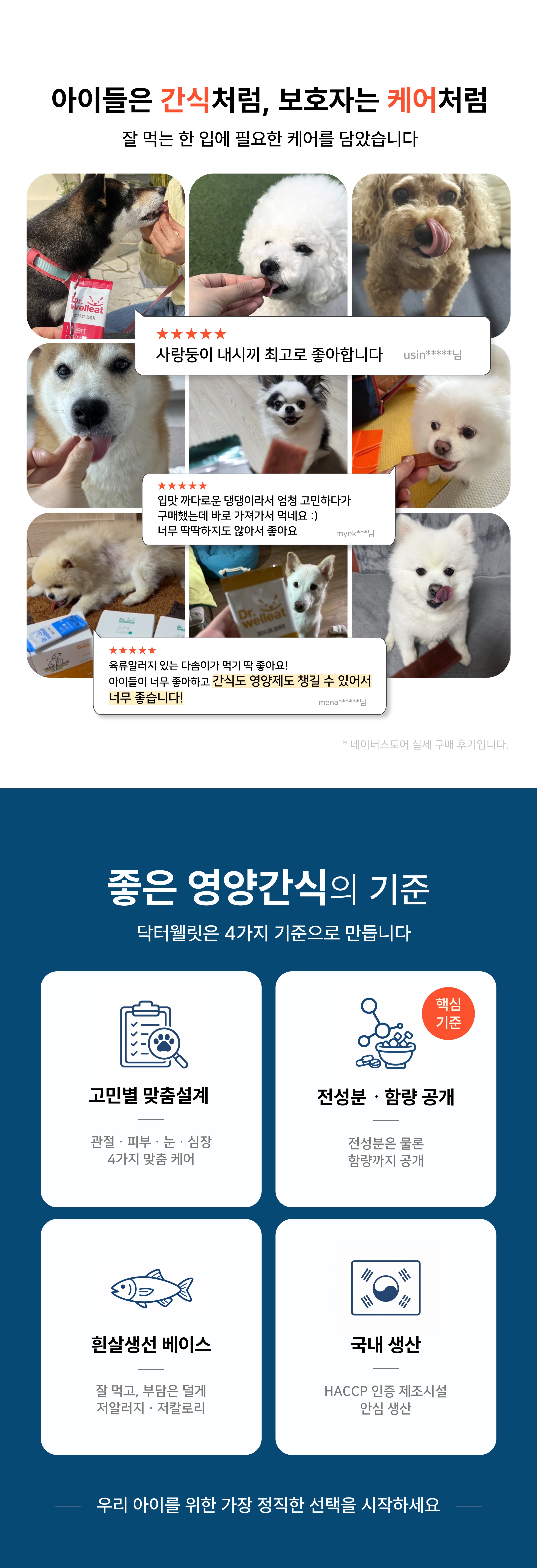 [닥터웰릿] 산책·활동견 루틴 세트 J.care(관절) + H.care(심장)