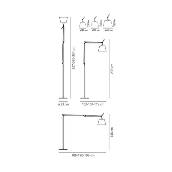 [ARTEMIDE 아르떼미데] Tolomeo Mega Floor Lamp | 톨로메오 메가 플로어 램프