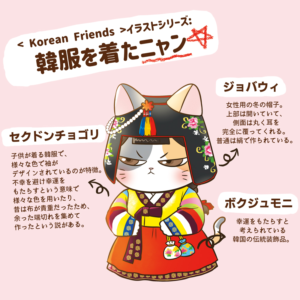 韓服を着た猫 かわいくないですか Koreatourcomics