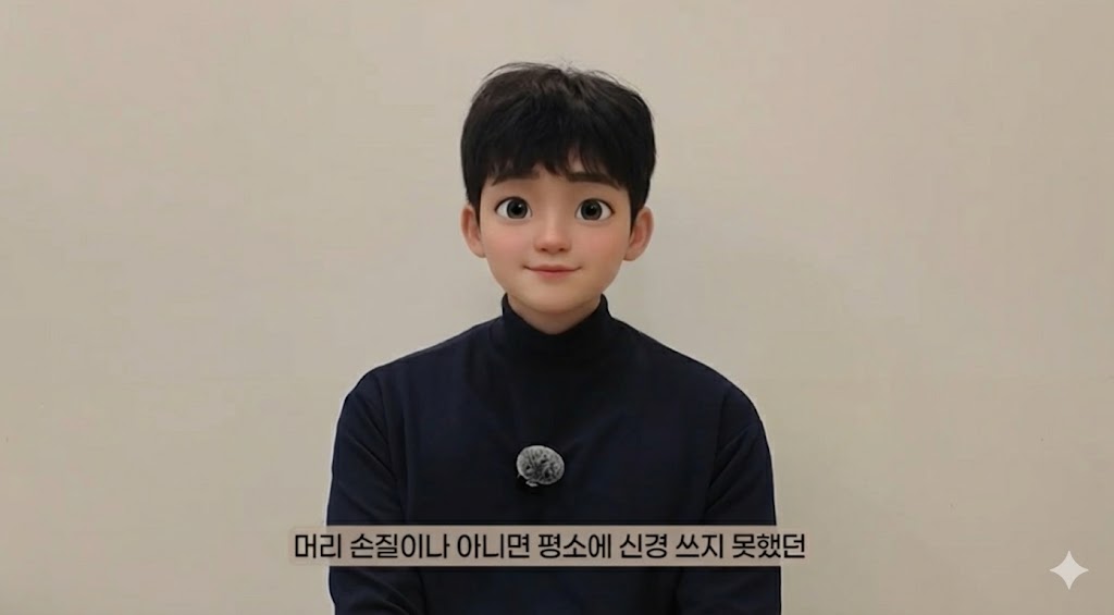 남자 이미지 컨설팅 전후 비교 – 소개팅을 위한 머리 스타일 변화