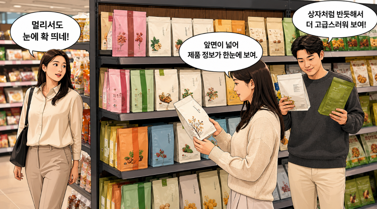 박스 파우치 마케팅 관련 이미지