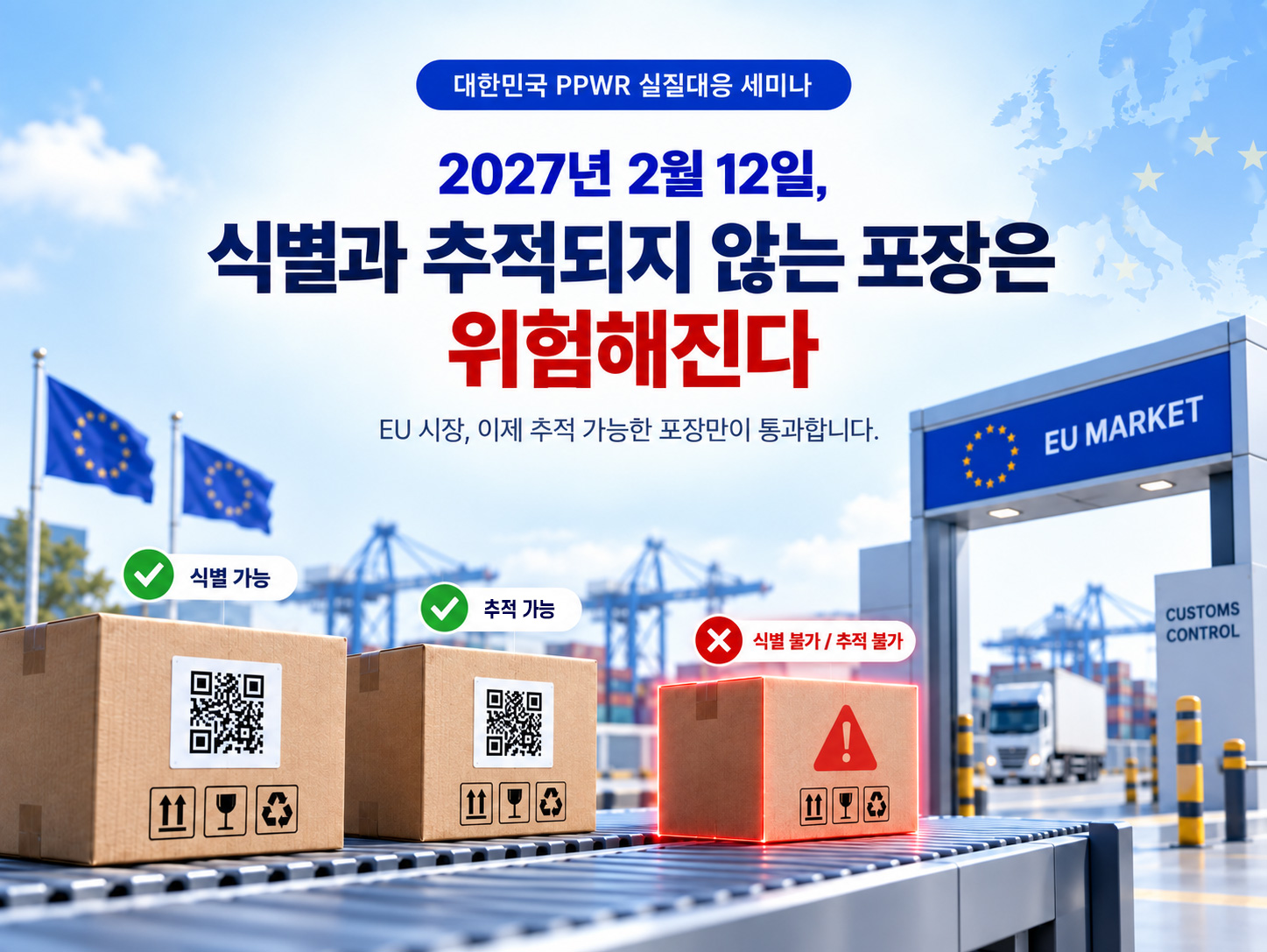 2027년 2월 12일 식별과 추적되지 않는 포장은 위험해진다