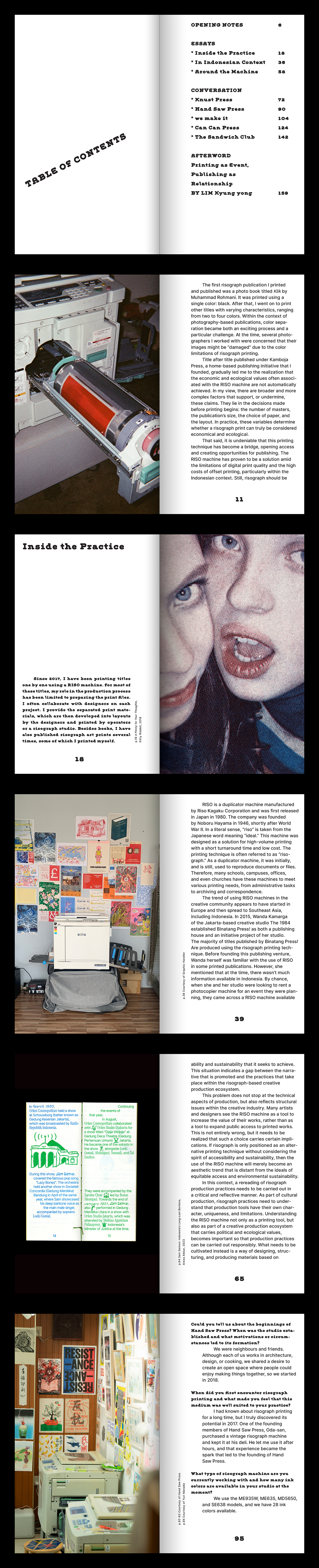 Notes on RISO: A Printing Method and a Tool for Publishing
