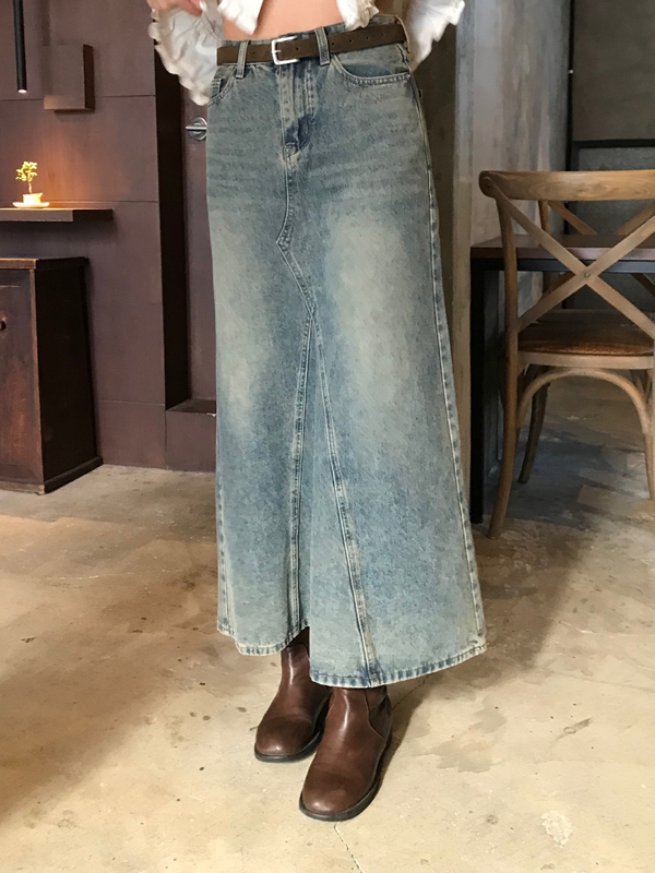 (당일발송♥) vintage maxi skirt 상세 이미지 5