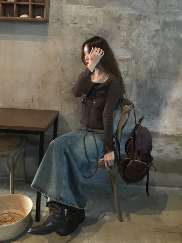 (당일발송♥) vintage maxi skirt 상세 이미지 11