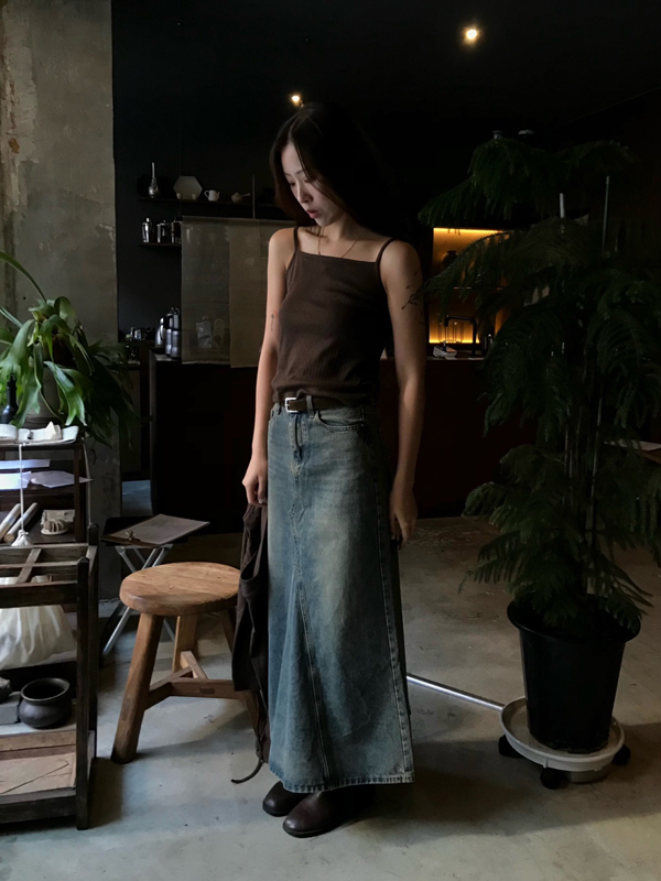 (당일발송♥) vintage maxi skirt 상세 이미지 8